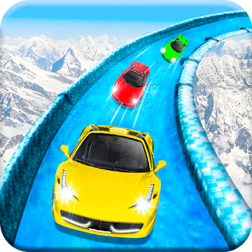 Play Mega Water Surface Car Racing Game 3D